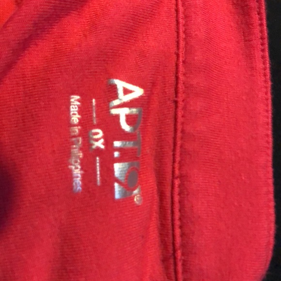 Apt9 dark pink long sleeve with lace top - Picture 5 of 5